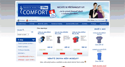 Desktop Screenshot of jitex-comfort.cz