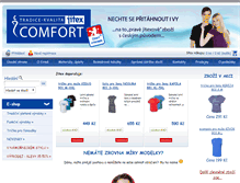 Tablet Screenshot of jitex-comfort.cz